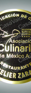 Placas de Bronce